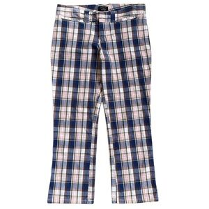 EUC Abercrombie & Fitch Vintage Madras Crop Pants Size 4